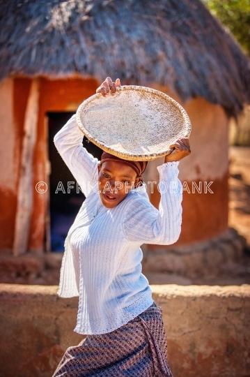 african woman dancing