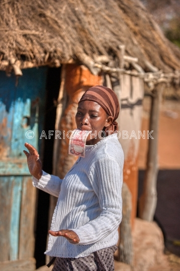 african woman dancing
