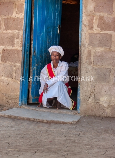 african woman