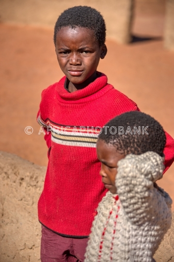 portrait african child
