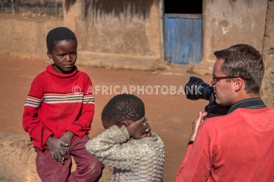 photographing african kids