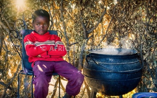 portrait african child