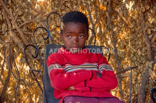 portrait african child