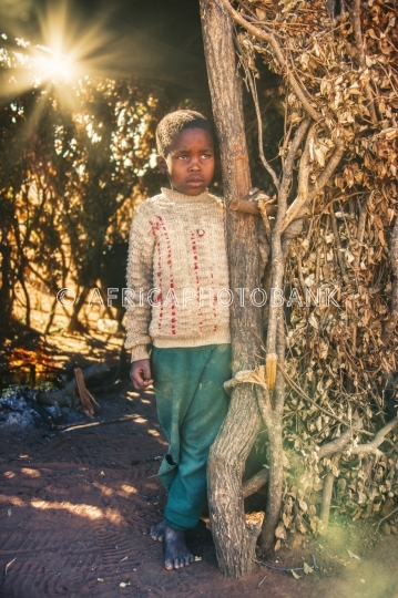 portrait african child