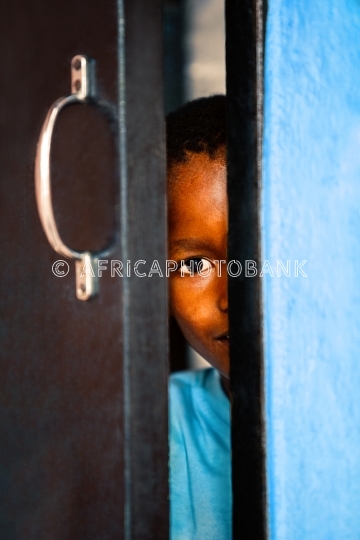 african child look
