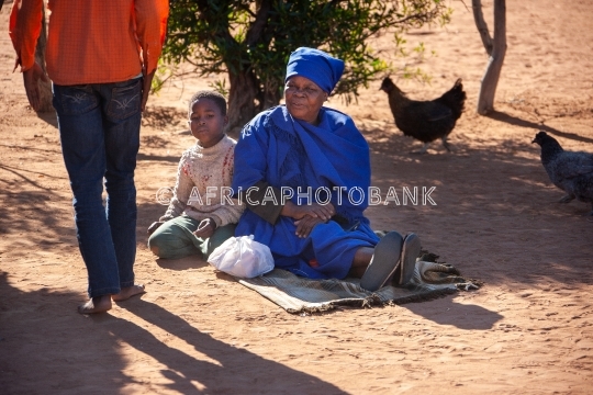 African village family