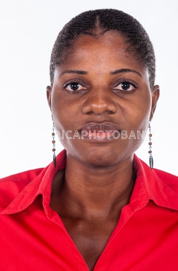 African woman braids