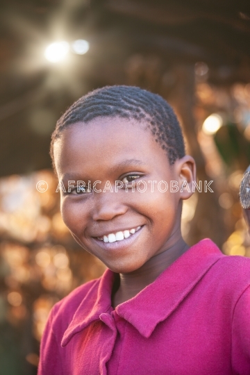 happy African child