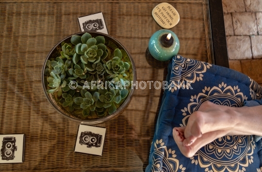 Woman relaxing