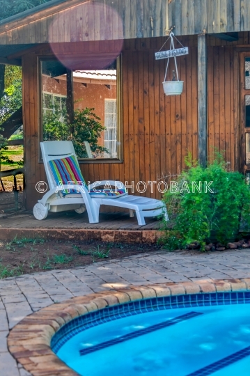 Garden and pool