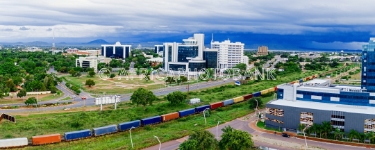 Gaborone aerial view