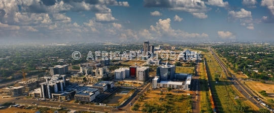 CBD aerial view whole area