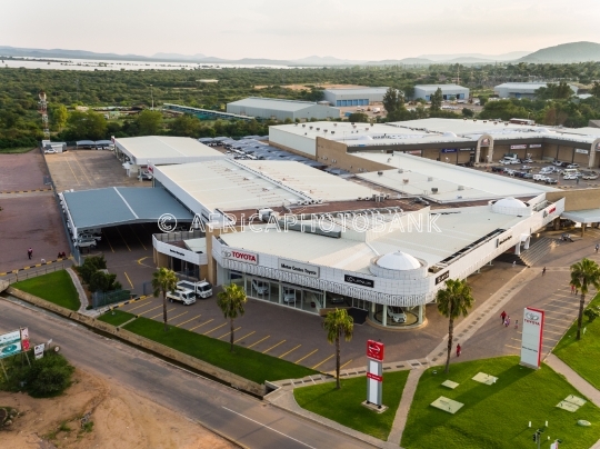 Toyota motor center aerial Gaborone