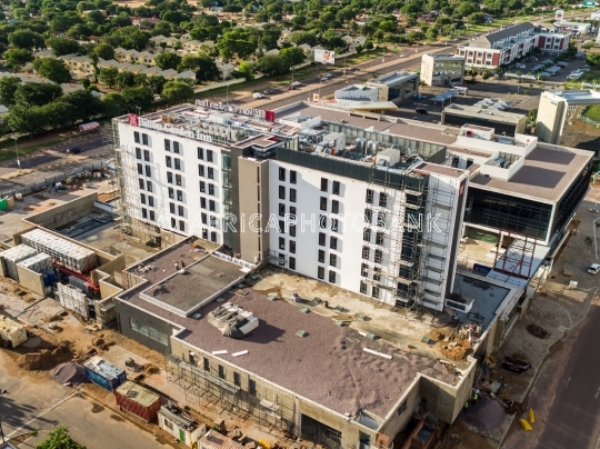 Hilton Garden Inn Gaborone aerial view