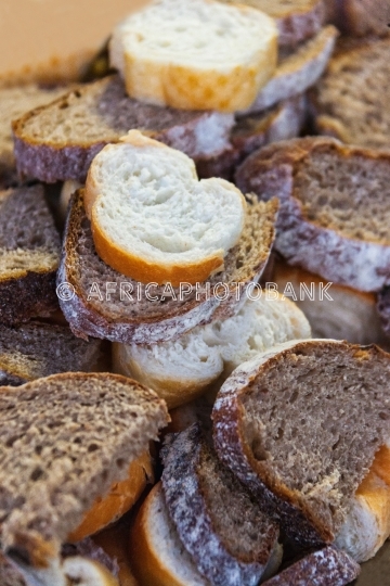 Healthy bread slices 
