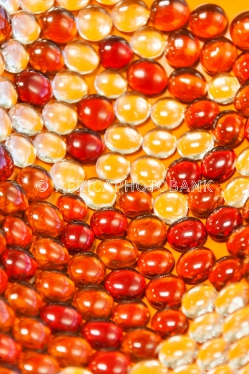 Background red and orange glass