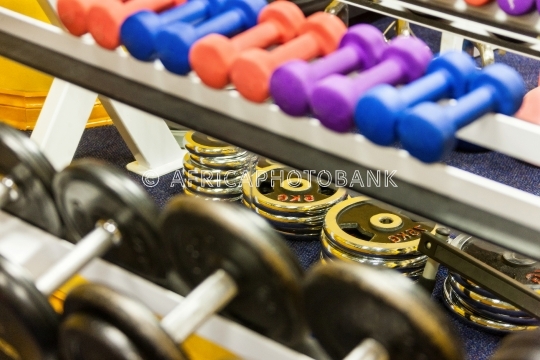 weights gym dumbbell