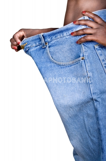 African woman weight loss
