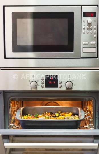 Baking veggies