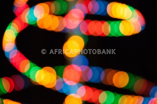 Multicolor lights blur