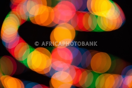 Multicolor lights blur