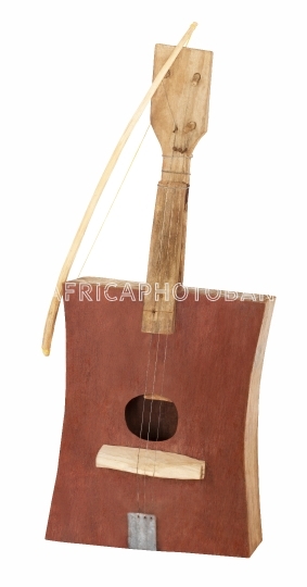 Handmade African guitar