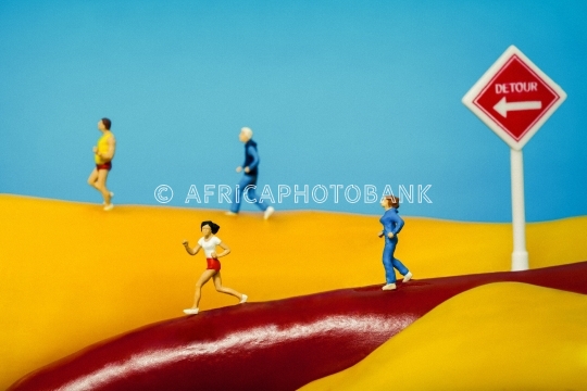 jogging on peppers