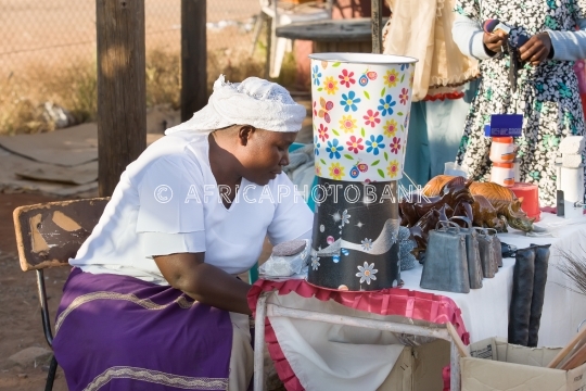 African street vendor