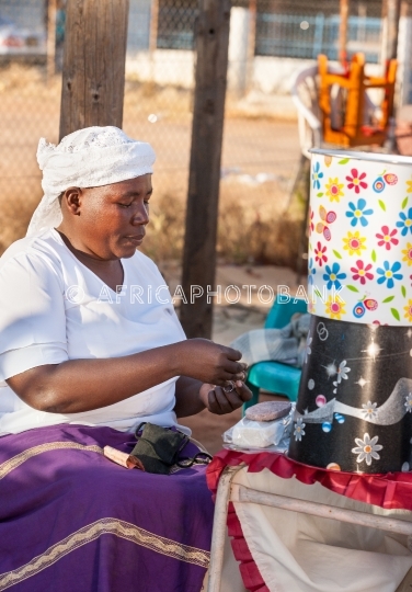 African street vendor