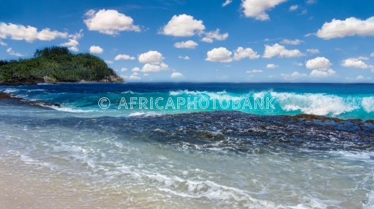 tropical island seascape