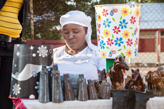 African street vendor