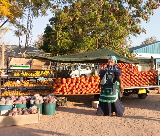 African street vendor