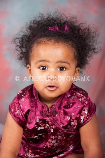 Arabic descendent child