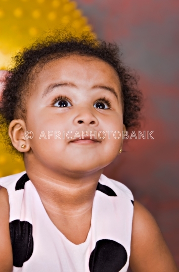 Arabic descendent child