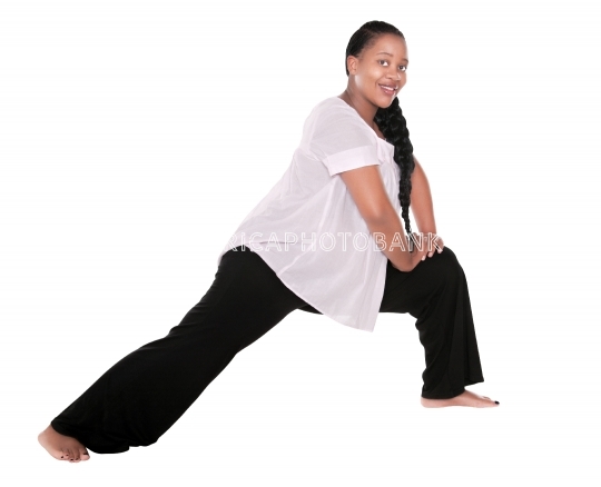 pregnant African woman