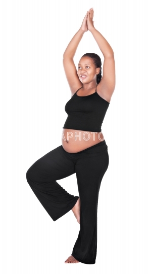pregnant African woman