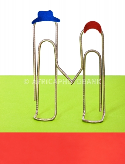 paperclip holding hands