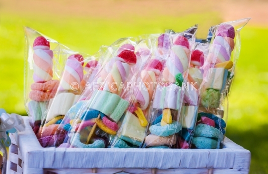 candy and marshmallows