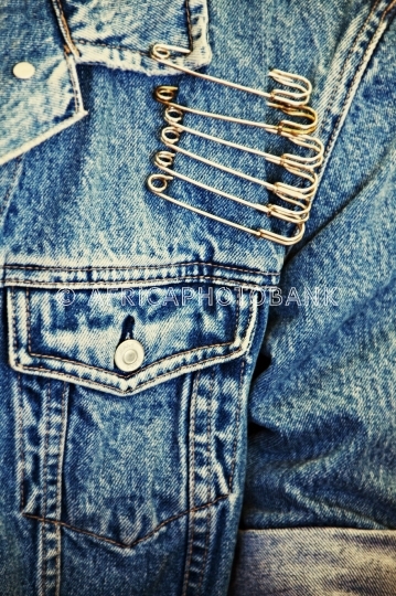 jeans safety pins