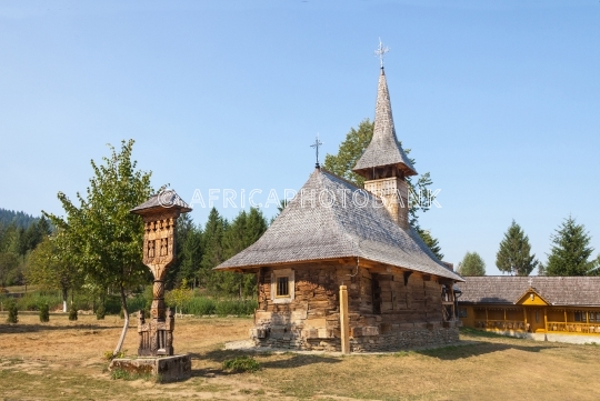 vintage wooden ortodox church  year 1599