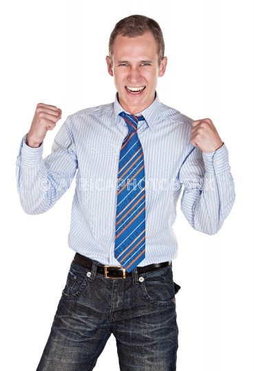 young caucasian businessman