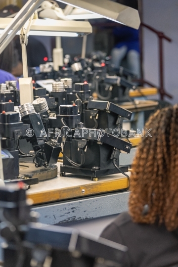 Diamonds polishing factory