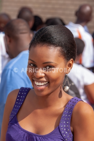 Beautiful African woman
