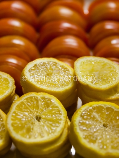 tomatoes and lemon