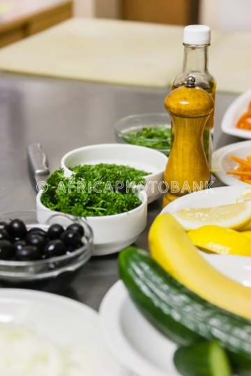 Restaurant kitchen
