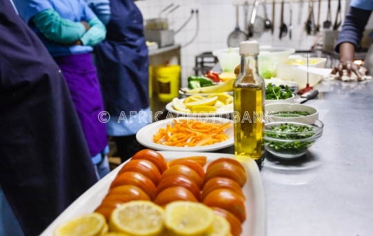 Restaurant kitchen