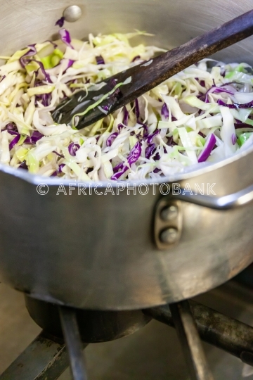 Cooking cabbage