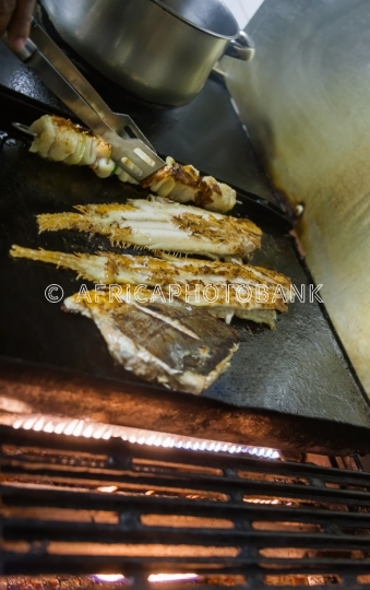 Grilled seafood