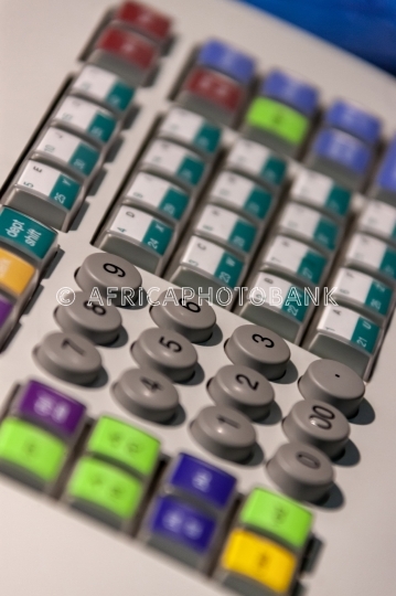 Cash keypad