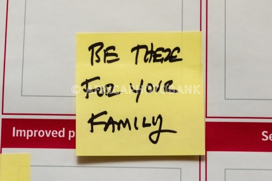 Be there for your family